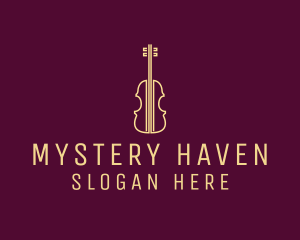 Classical Violin Music logo design