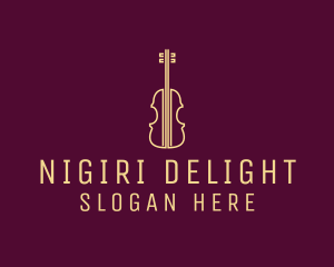 Classical Violin Music logo design