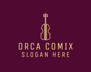 Performer - Classical Violin Music logo design