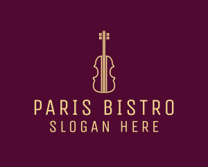 Classical Violin Music logo design