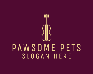 Classical Violin Music logo design