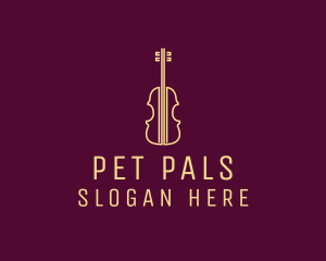 Classical Violin Music logo design