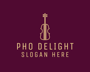 Classical Violin Music logo design