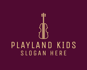 Classical Violin Music logo design