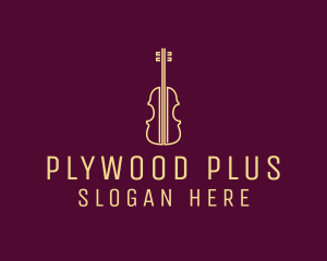 Classical Violin Music logo design