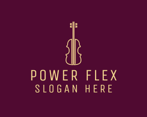 Classical Violin Music logo design