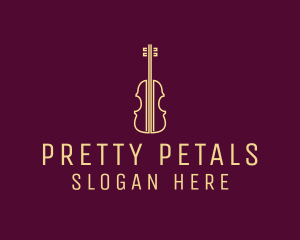 Classical Violin Music logo design