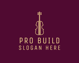 Classical Violin Music logo design