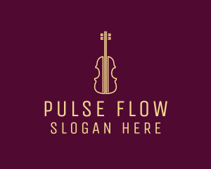 Classical Violin Music logo design