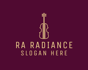 Classical Violin Music logo design