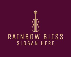 Classical Violin Music logo design