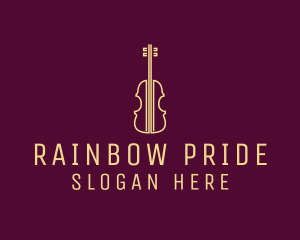 Classical Violin Music logo design