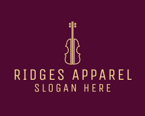 Classical Violin Music logo design