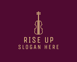 Classical Violin Music logo design