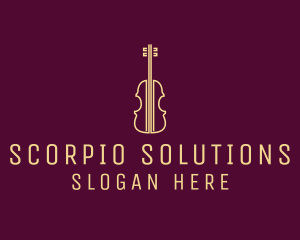 Classical Violin Music logo design