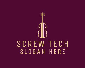 Classical Violin Music logo design