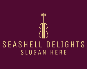 Classical Violin Music logo design