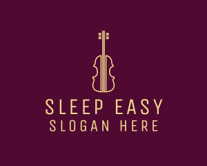 Classical Violin Music logo design