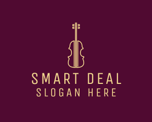 Classical Violin Music logo design