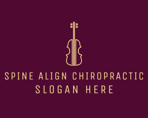 Classical Violin Music logo design