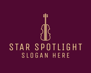 Classical Violin Music logo design