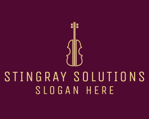 Classical Violin Music logo design