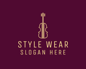 Classical Violin Music logo design