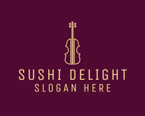 Classical Violin Music logo design