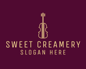 Classical Violin Music logo design