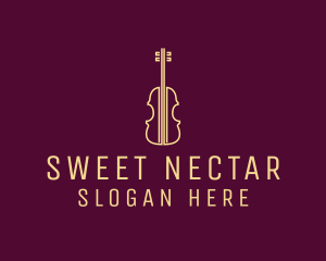 Classical Violin Music logo design