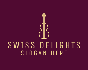 Classical Violin Music logo design