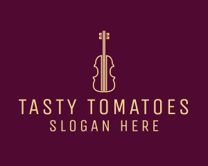 Classical Violin Music logo design