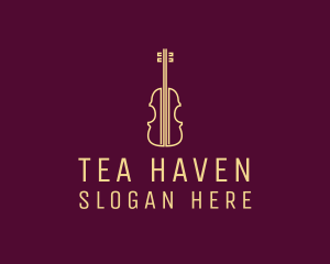 Classical Violin Music logo design