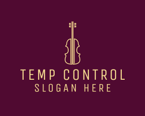 Classical Violin Music logo design