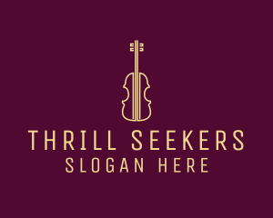 Classical Violin Music logo design