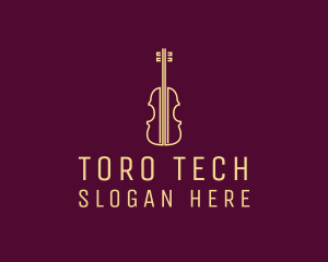 Classical Violin Music logo design