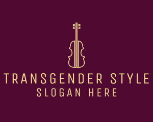 Classical Violin Music logo design