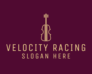 Classical Violin Music logo design