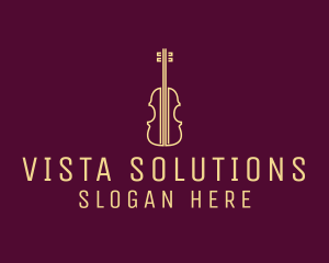 Classical Violin Music logo design