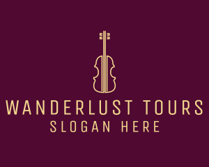 Classical Violin Music logo design