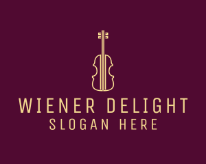 Classical Violin Music logo design