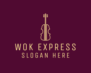 Classical Violin Music logo design