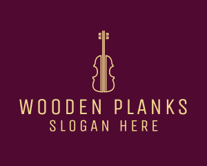 Classical Violin Music logo design