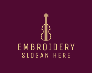 Classical Violin Music logo design