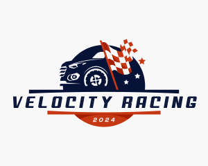 Car Racing Motorsport logo design