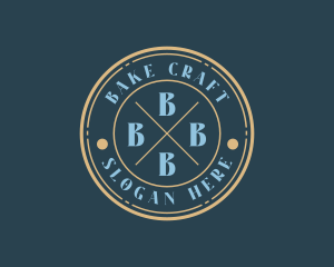 Hipster Fashion Boutique Stamp logo design