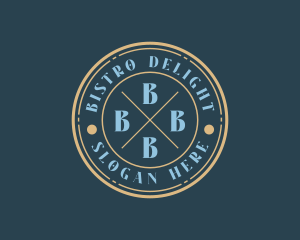 Hipster Fashion Boutique Stamp logo design