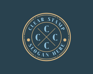 Hipster Fashion Boutique Stamp logo design