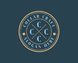 Hipster Fashion Boutique Stamp logo design