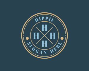Crafting - Hipster Fashion Boutique Stamp logo design